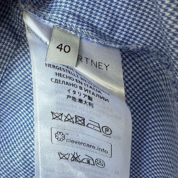 Stella McCartney Open Back Button Down Blouse Size 40 - Picture 4 of 4